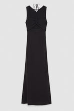 Load image into Gallery viewer, Patrizia Pepe Long Cut-out Dress - Black
