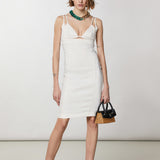 Sheath Dress - Linen White