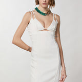 Sheath Dress - Linen White