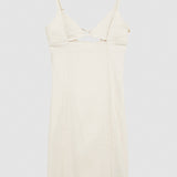 Sheath Dress - Linen White