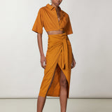 Essential Midi Skirt - Summer Toffee
