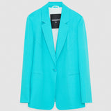 Boyfriend Blazer - Aqua Green