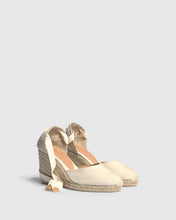 Load image into Gallery viewer, Castaner Carina Espadrilles - 9cm - Ivory
