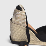 Carina Espadrilles - 9cm - Black