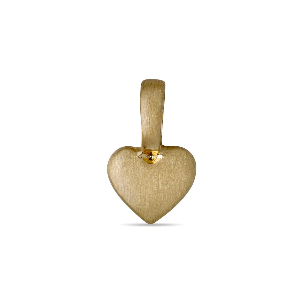 Pilgrim Charm Heart Pendant - Gold