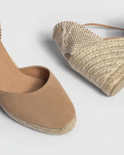 Load image into Gallery viewer, Castaner Carina Suede Espadrilles - 9cm - Tostado
