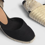 Carina Espadrilles - 9cm - Black