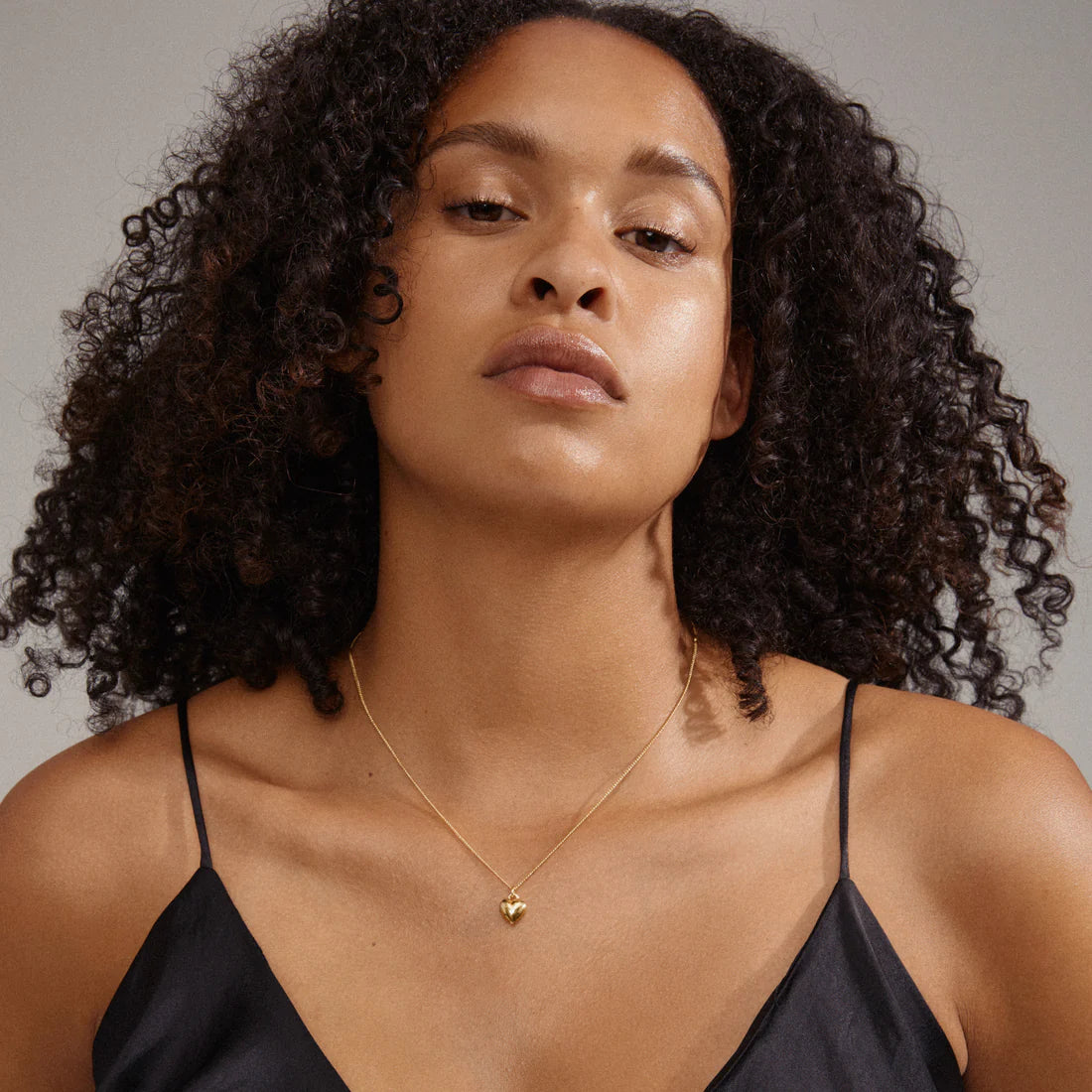Pilgrim Afroditte Heart Necklace - Gold