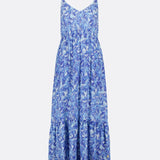 Sandy Dress - Blue Palmetto