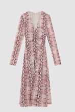 Load image into Gallery viewer, Patrizia Pepe Python-print Long Dress
