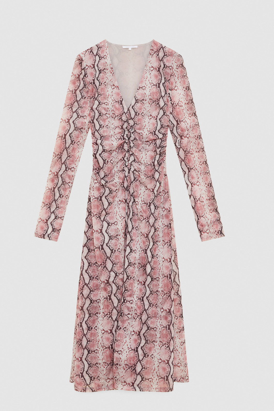 Patrizia Pepe Python-print Long Dress