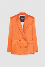 Load image into Gallery viewer, Patrizia Pepe Double-breasted Jacket - Flame Orange
