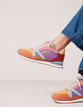 Load image into Gallery viewer, M.Moustache Andree Trainers - Orange/Mustard
