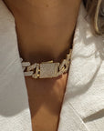 Anisa Sojka The Juliet Embellished Necklace - Gold