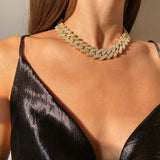 The Juliet Embellished Necklace - Gold