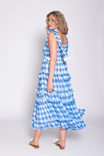 Load image into Gallery viewer, Sundress Berenice Dress - Blue Gingham

