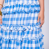 Berenice Dress - Blue Gingham