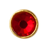Bling 1PCS Earring - Gold/Red