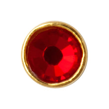 Load image into Gallery viewer, Lulu Copenhagen Bling 1PCS Earring - Gold/Red
