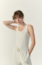 Load image into Gallery viewer, American Vintage Bozy Tank Top - Melange Cream
