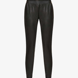 Faux Leather Jogging Bottoms