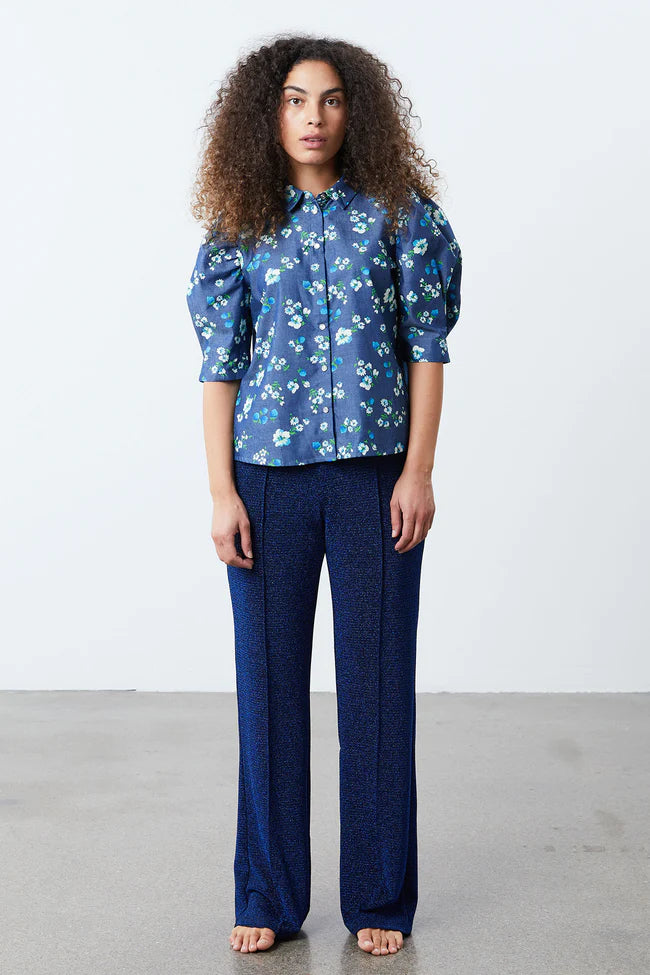 Lollys Laundry Chile Trousers - Dark Blue