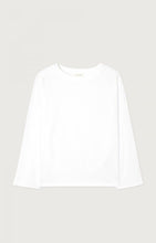 Load image into Gallery viewer, American Vintage Fizvalley Long Sleeve T-shirt - White
