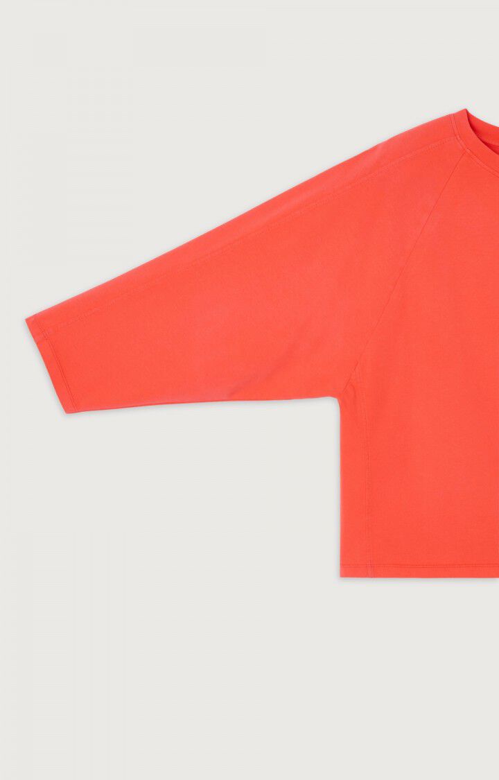American Vintage Fizvalley Long Sleeve T-shirt - Vintage Scarlet