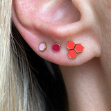 Hoey 1PCS Earring - Pink