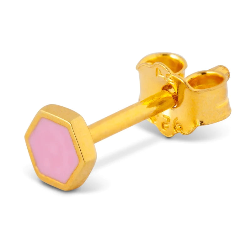 Lulu Copenhagen Hoey 1PCS Earring - Pink