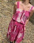 Natalie Martin Jasmine Dress - Tie Dye Pink
