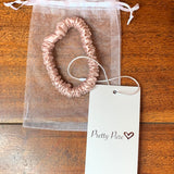 Pretty Pure Small Silk Scrunchie