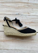 Load image into Gallery viewer, Castaner Comin Espadrilles - 7cm - Black
