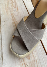 Load image into Gallery viewer, Castaner Thea Jute Espadrilles - 8cm - Grey
