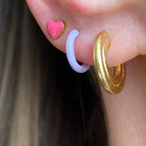 LOVE U 1PCS Earring - Pink