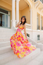 Load image into Gallery viewer, Sundress Magda Long Dress - Flowers
