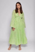 Load image into Gallery viewer, Sundress Maud Long Dress - Athene Lime
