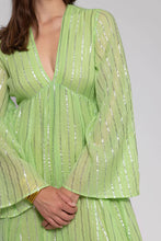 Load image into Gallery viewer, Sundress Maud Long Dress - Athene Lime
