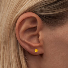 Load image into Gallery viewer, Lulu Copenhagen Natural Stone Earring - Yellow - 1PCS
