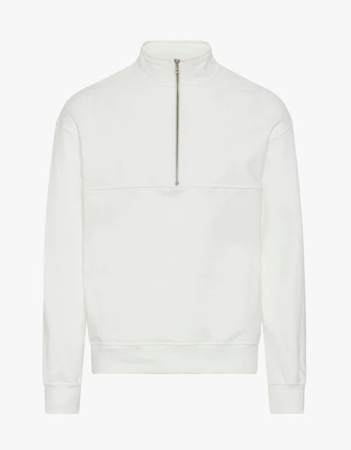 Colorful Standard Organic Quarter Zip - Optical White