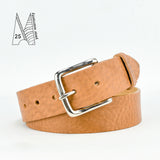 Classic 1 1/2" Belt - Tan/Silver