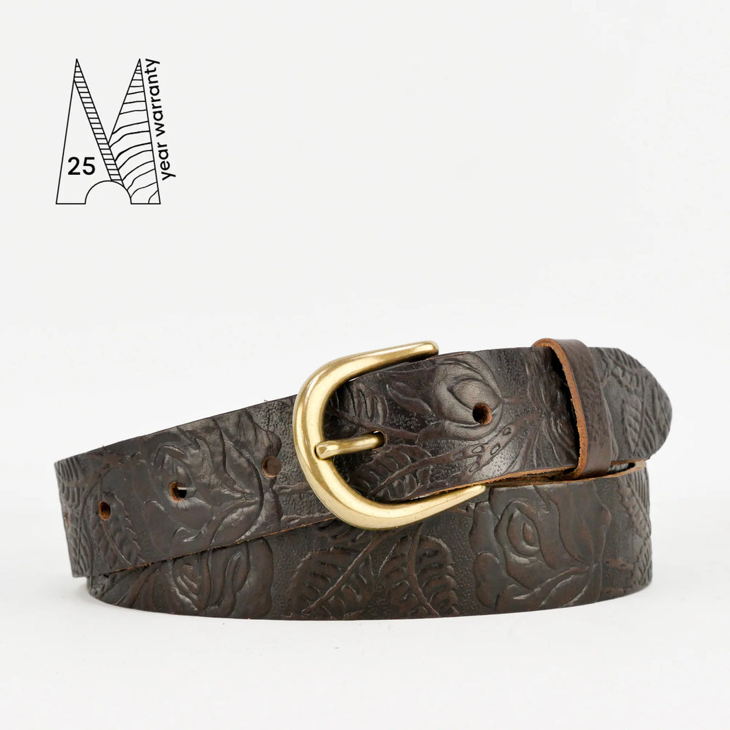 Village Leathers Tooled 1 1/4