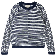 Load image into Gallery viewer, Jumper 1234 Honeycomb Jumper - Navy/Grey
