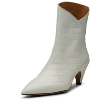 Load image into Gallery viewer, Shoe The Bear Paula Boots - White Croc
