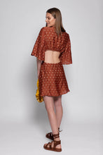 Load image into Gallery viewer, Sundress Severine Short Dress - Tanzania Brown/Gold
