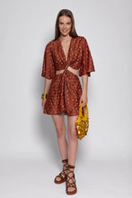 Load image into Gallery viewer, Sundress Severine Short Dress - Tanzania Brown/Gold
