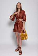 Load image into Gallery viewer, Sundress Severine Short Dress - Tanzania Brown/Gold
