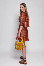 Load image into Gallery viewer, Sundress Severine Short Dress - Tanzania Brown/Gold
