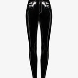 Faux Patent Leather Trousers - Black I