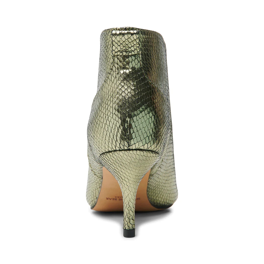 Shoe The Bear Valentine Bootie - Snake Silver Olive